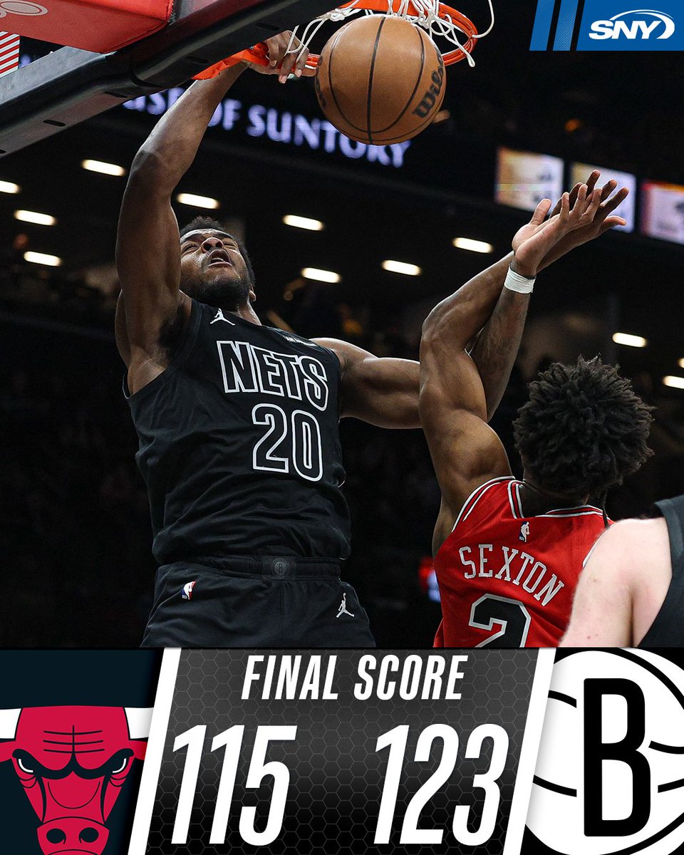 The Nets beat the Bulls!