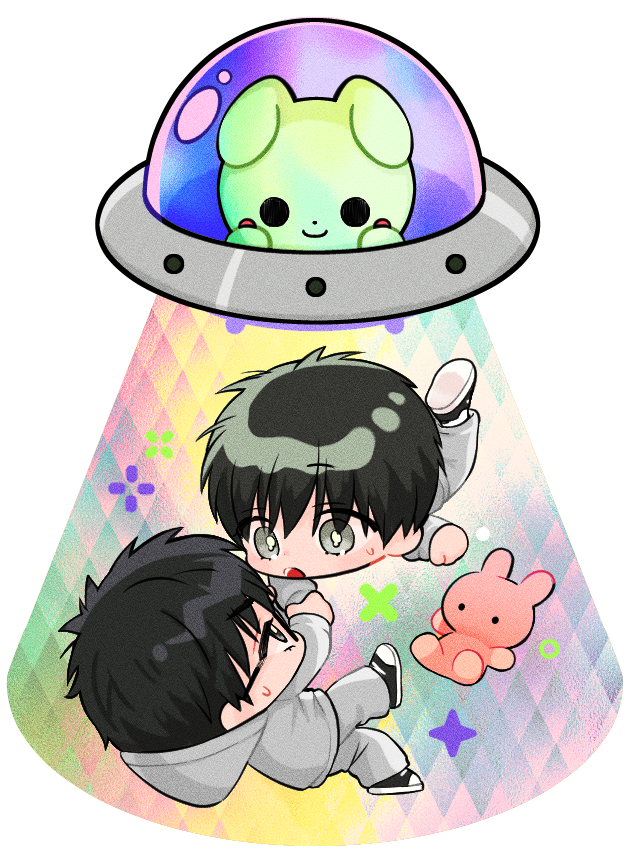 bamchaane's tweet image. 왹토끼가 침공하면 친구부터 데려간다 #해피투게더