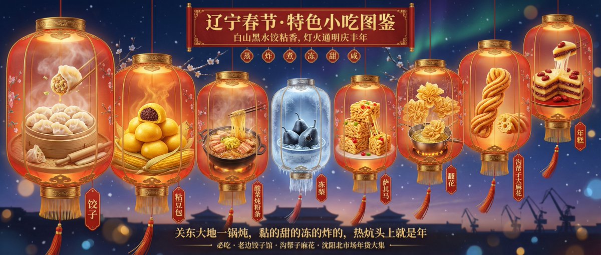 🎉【春节特辑】第四弹：特色小吃。🍭🧇

✨今日是北方小年。🎊
🦐过年团员的节日，
🥟怎能少的了特色小吃？🍔😍🎉

🥗简单实用：
输入地点，即可展示当地特色小吃。🥘

由南往北 👉
小吃🥪🍰来了👇