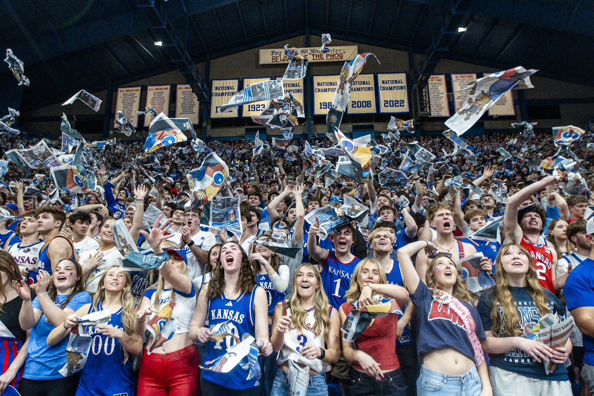 KUAthletics's tweet image. The absolute BEST venue in college basketball