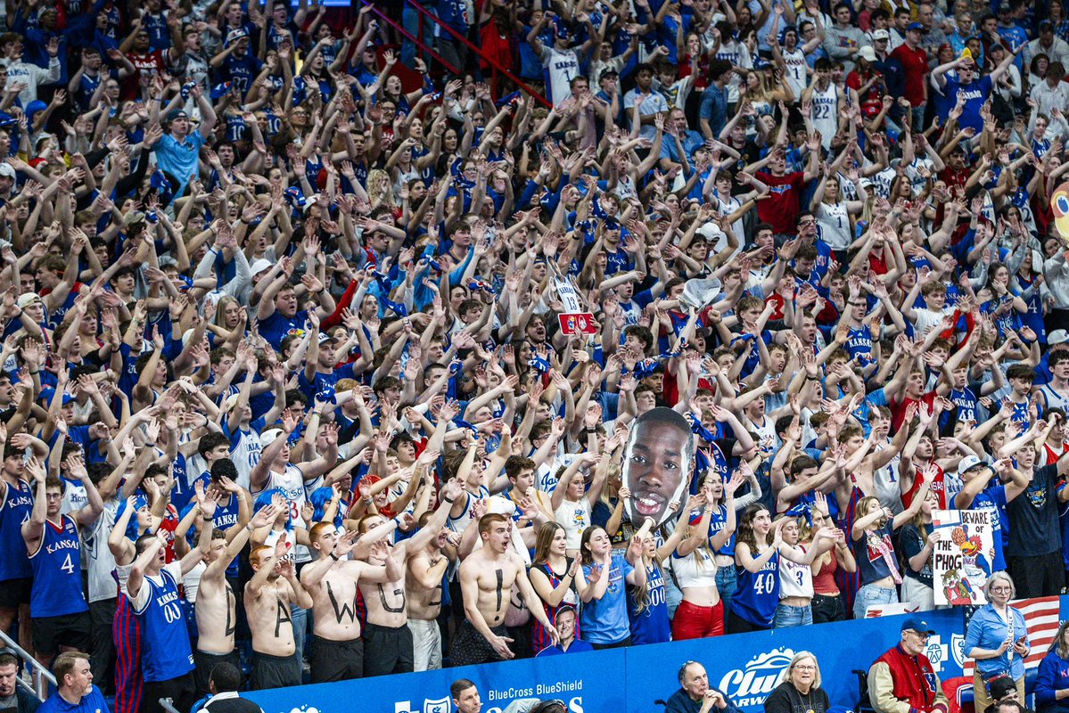 KUAthletics's tweet image. The absolute BEST venue in college basketball