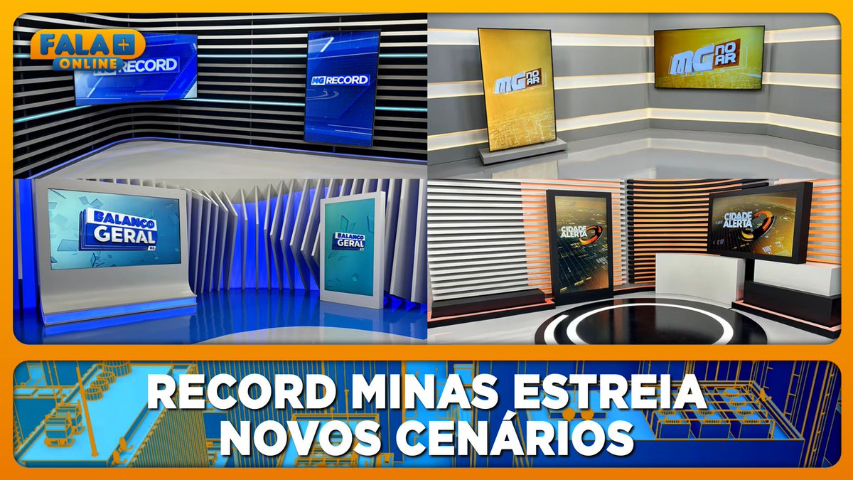 falamaisonline's tweet photo. Record Minas estreia novos cenários.
https://t.co/ZbfGZrKtpk
#RecordMinas #Record #Televisão #FalaMaisOnline https://t.co/PJRUoEBlCj