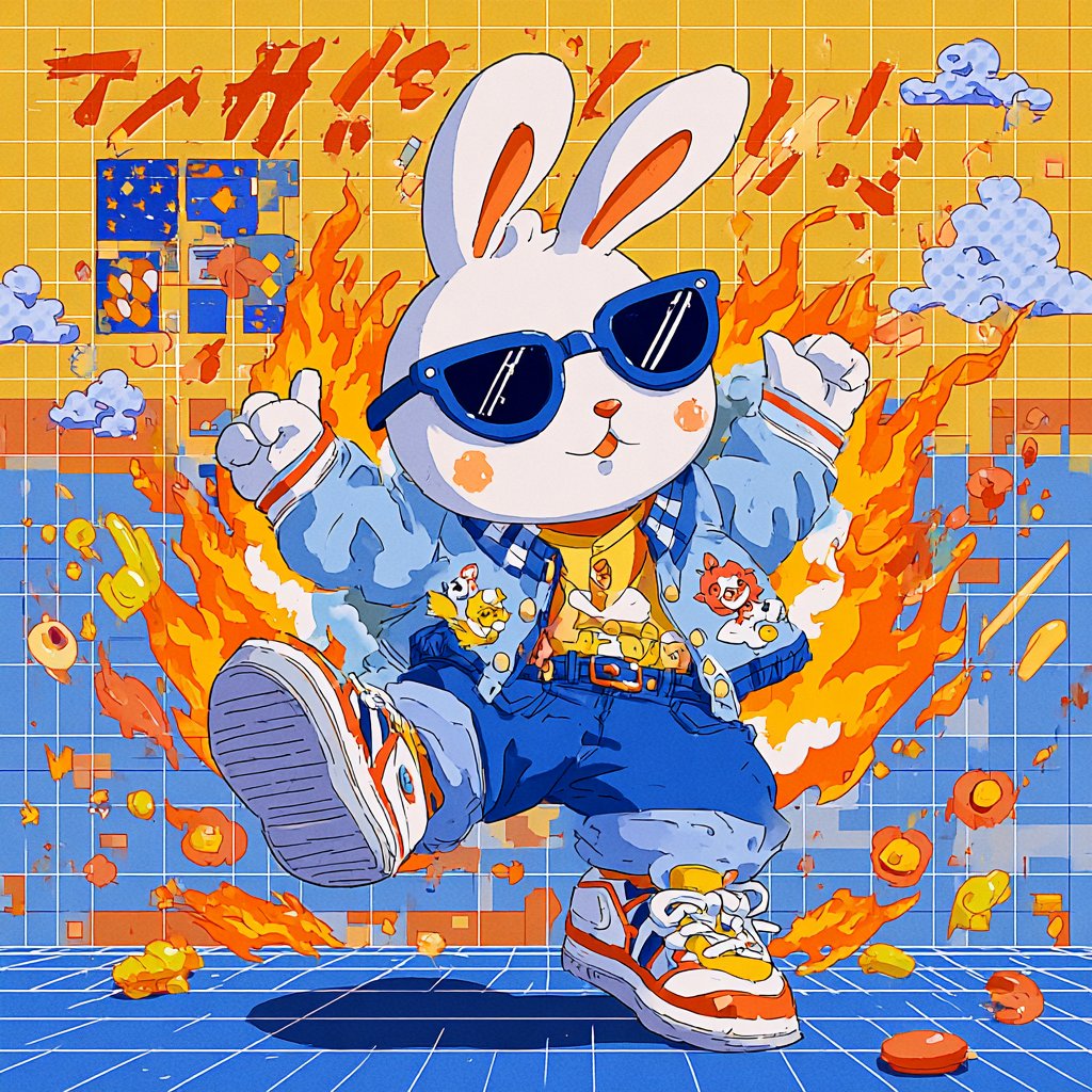 Vibrant Flat Illustration 🧩 --sref 941847729 A playful, colorful