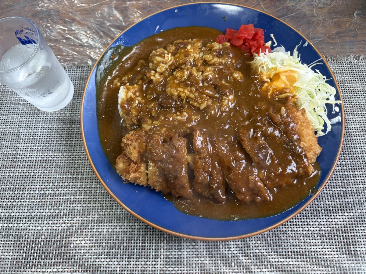 五年ぶりくらいに来れた大衡村ぐるめ茶屋のカツカレー大。美味しかった。