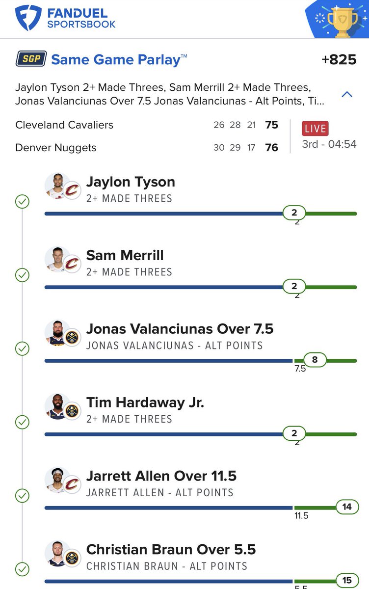 #LetEmKnow <a href="/B4EParlays/">Ball4Ever</a> ✅🏆

#Gambling𝕏 #GamblingX