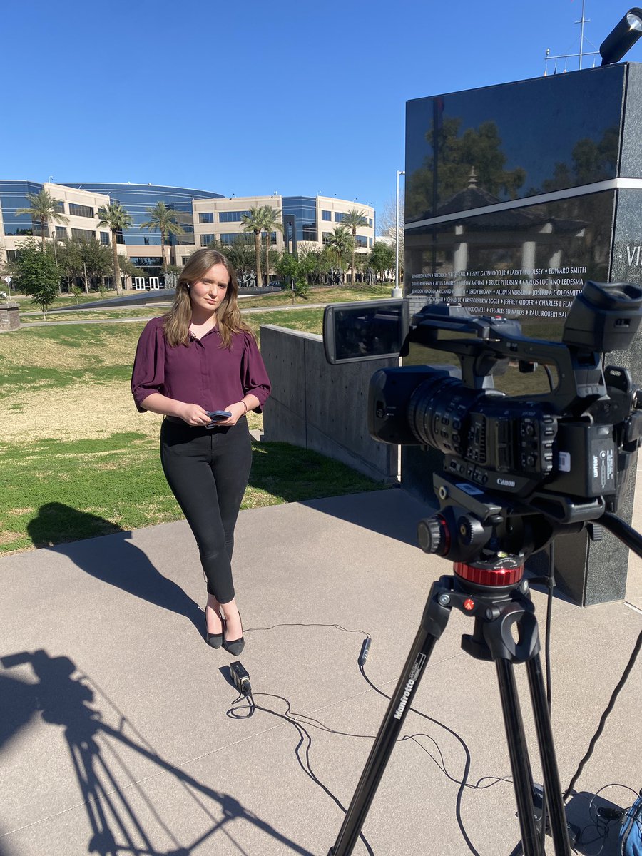 Out in the field today producing the first live shot of the semester for <a href="/cronkitenews/">Cronkite News</a> with <a href="/emilyfoxmillion/">Emily Fox-Million</a> and <a href="/MatthewMarengo/">Matthew Marengo</a>. Check our 2/9/26 show at youtu.be/O77Kz6AZkhM?si…