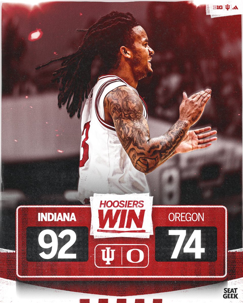 HOOSIERS WIN ‼️