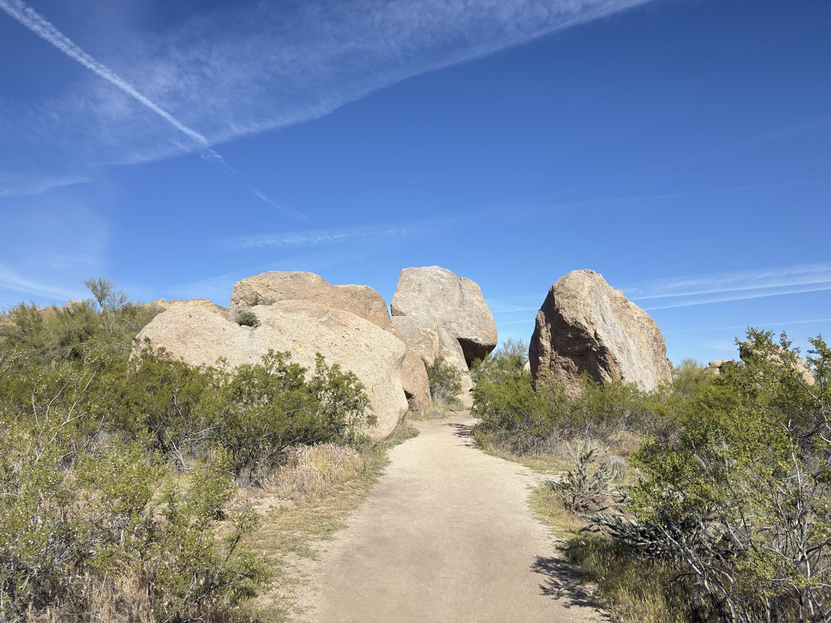 iamTomCannon's tweet photo. Did a hike this week just outside Scottsdale, about seven miles around Granite Mountain. Hard to believe the rock out there is over a billion years old and the cactus have been growing for more than a hundred years. https://t.co/BrSqZwtqfL