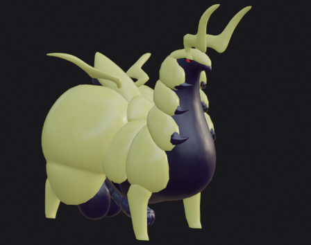 wow retexturizing a model is not fun

but hey look what im working on... using the (only) big boy scolipede model and retexturizing him to fix pinepede's pallete OH YAY