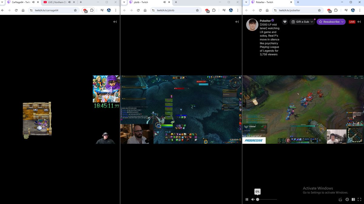 NathanW541's tweet photo. If you're not watching your favourite streams like this; I dont know what to say bro $$$$

@CarNage64 
@jdotb 
@Pobelter https://t.co/Vu4loEUP0A