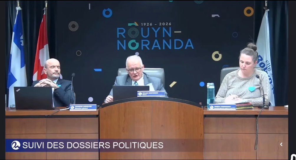 Le  conseil municipal de Rouyn-Noranda se range derrière la demande de la Fonderie Horne par un vote majoritaire pris en caucus. 

L’annonce a été faite ce lundi 9 février lors du conseil municipal à l’hôtel de Ville. 
#rouynnoranda
#fonderiehorne
#glencore