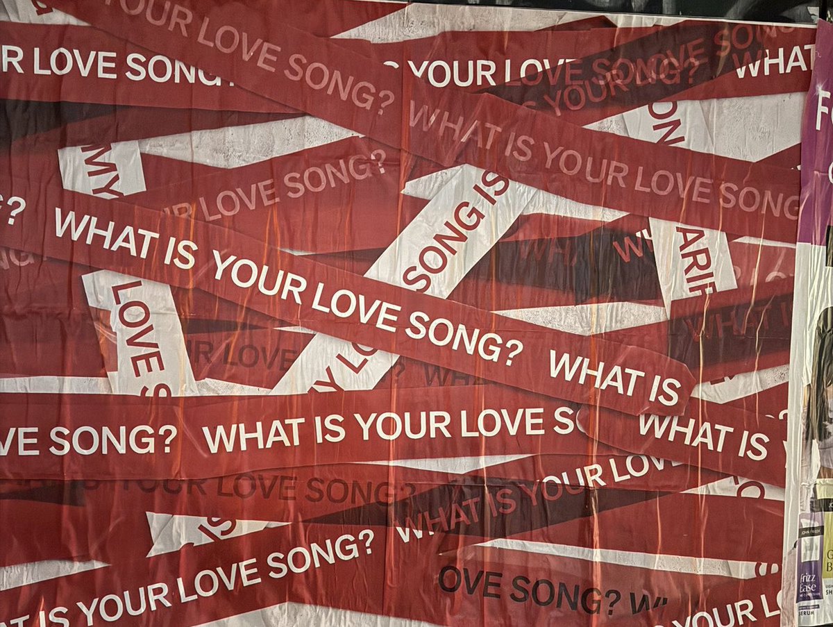 TheePopCore's tweet image. Multiple posters and billboard ads have begun appearing worldwide ahead of BTS’ new era, ‘ARIRANG,’

‘What is your love song?’