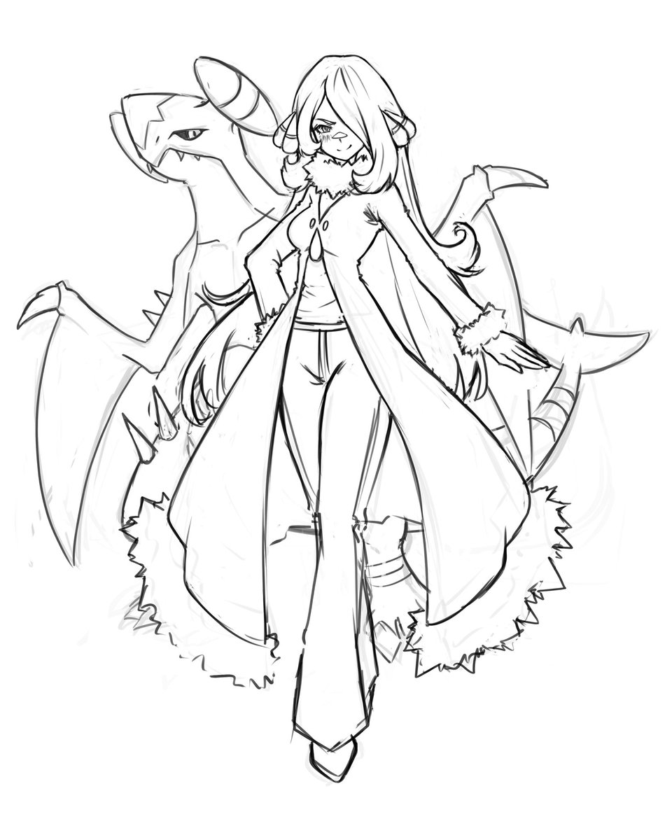 Me está costando bastante la campeona jaja🙃
No se si hacerla más pequeña para que se vea más el tiburón o dejarlo así 😵‍💫

Por cierto, ahora les toca proponer un personaje de BW o BW2 para el que sigue de este, y como la vez anterior elegiré el que mas comenten
#Pokemon #drawing