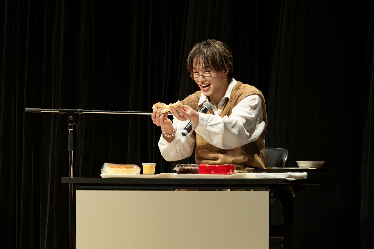 natalie_mu's tweet photo. 🍙マサヒロの長おにぎりも登場！
超特急「ちょうたび」公開収録
今週末にオンエア📻

⏬詳細
https://t.co/grpzXARVjv

#超特急 https://t.co/a1fDzw7PSK