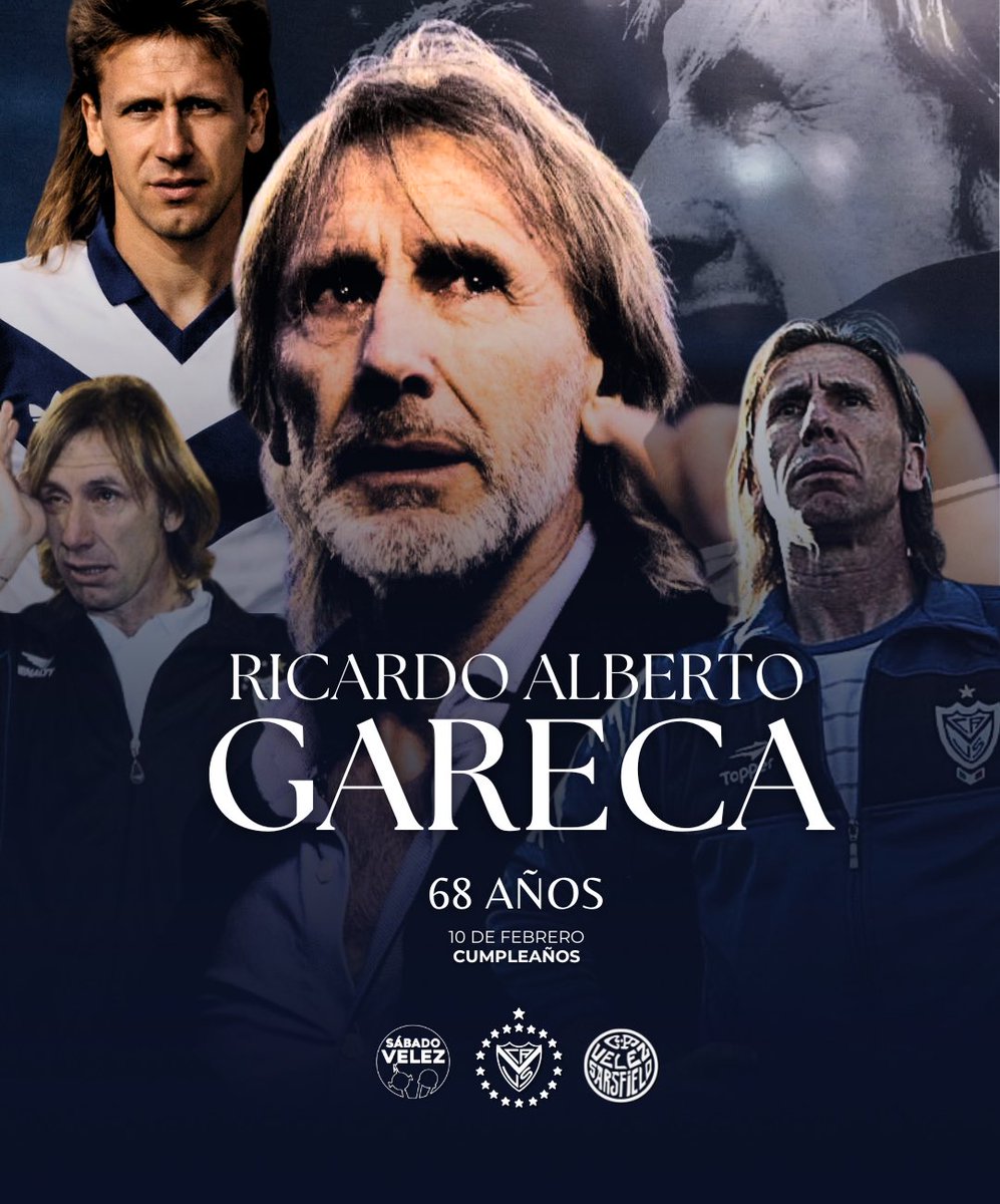 sabadovelezok's tweet image. 🎂🐯 "Que de la mano del Tigre..."

El segundo DT más ganador de nuestra historia.

Ricardo Gareca no solo nos dio títulos, sino que dio una identidad. Trabajo, convicción y grandeza. Construyó una era que quedó para siempre en #Vélez.

Feliz cumpleaños, Tigre querido.
Gracias…