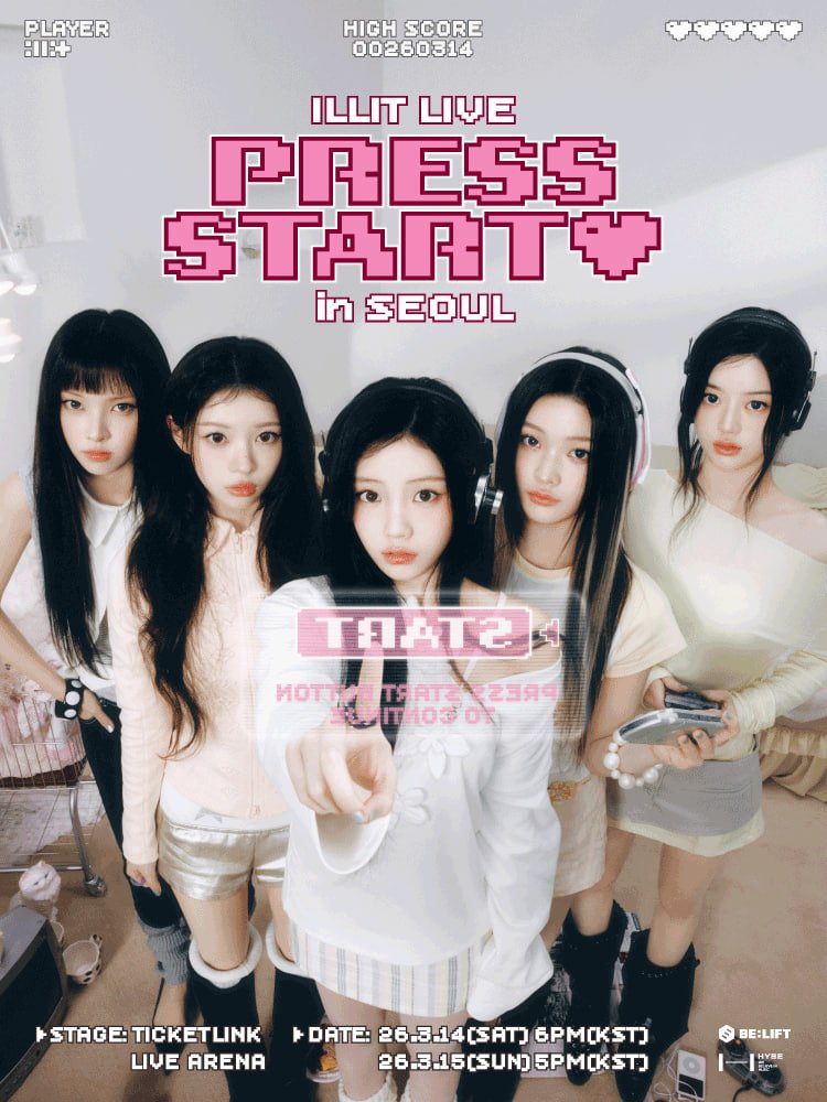 🎟ILLIT LIVE ‘PRESS START♥️’ in SEOUL🎟

아일릿 서울 티켓판매 티켓양도
🎟 아이릿 서울 콘서트 🎟

2026년 3월 14일(토) 6PM

사첵 B구역 1열 2연석

2026년 3월 15일(일) 5PM

사첵 C구역 1열 3연석

💕인터파크 NOL 배송지 변경으로 원가 양도해드려요 

💕 배송지 변경 시 선입금 X!!

💕배송지