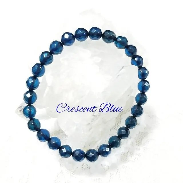 リトアニアアンバー　サファイアブルーブレスレット　健康運　ストレス軽減　金運 #minne 
minne.com/items/44414371