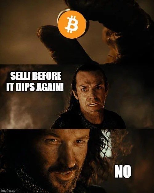 enjoy the show $btc