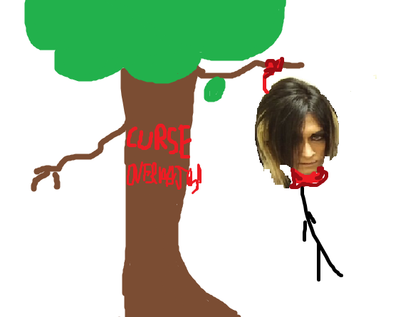divinedslut's tweet photo. overwatch matches so bad got me hanging my honmei in mspaint https://t.co/GsTKOqWtxX