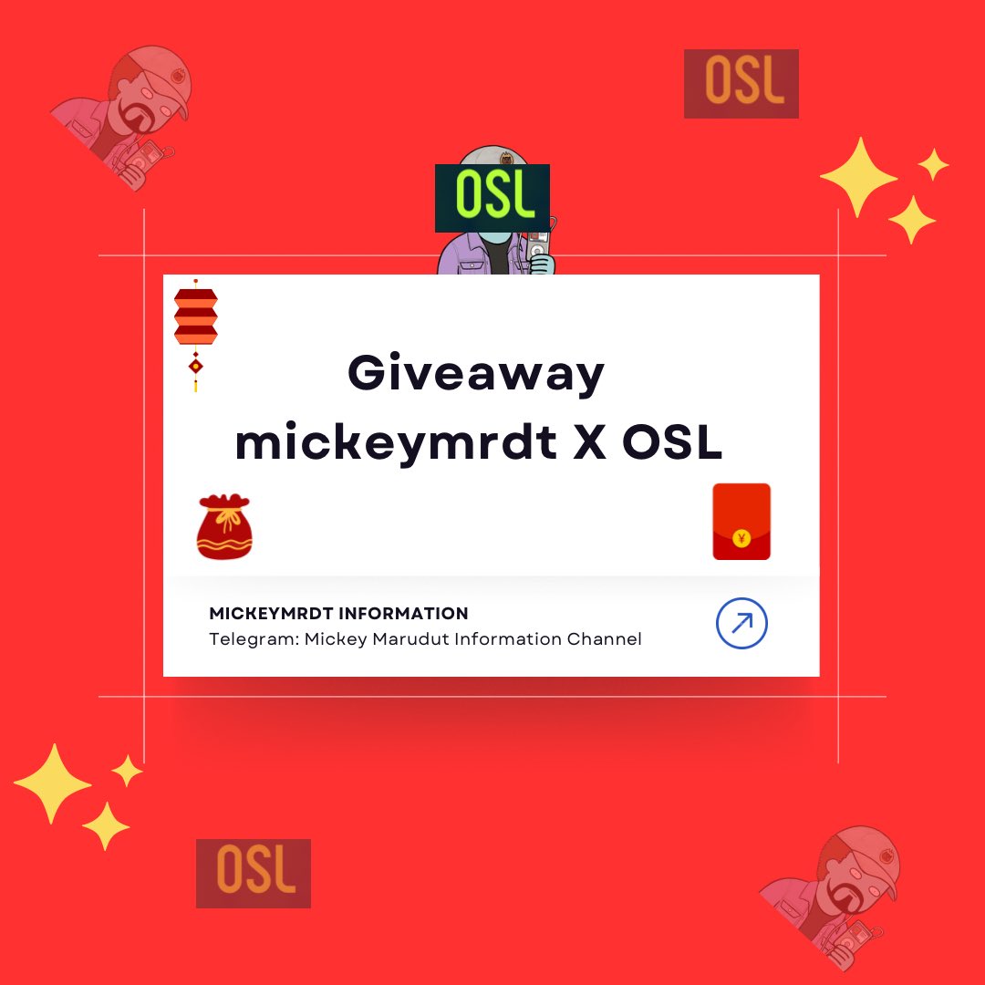 🧧 ANGPAO GIVEAWAY ALERT! 🧧

Total IDR 4.500.000 dari <a href="/OSL_ID/">OSL indonesia | Crypto Exchange</a> x <a href="/mickeymrdt/">MickΞy M</a>! 💸 

Ada IDR 150.000 buat 30 winners yang lagi hoki. Lumayan banget kan buat nambahin lifestyle atau sekadar jajan kopi? ☕️✨

📝 Cara Ikutannya (Low Effort Banget!):
➡️Follow <a href="/OSL_ID/">OSL indonesia | Crypto Exchange</a> &amp; <a href="/mickeymrdt/">MickΞy M</a>