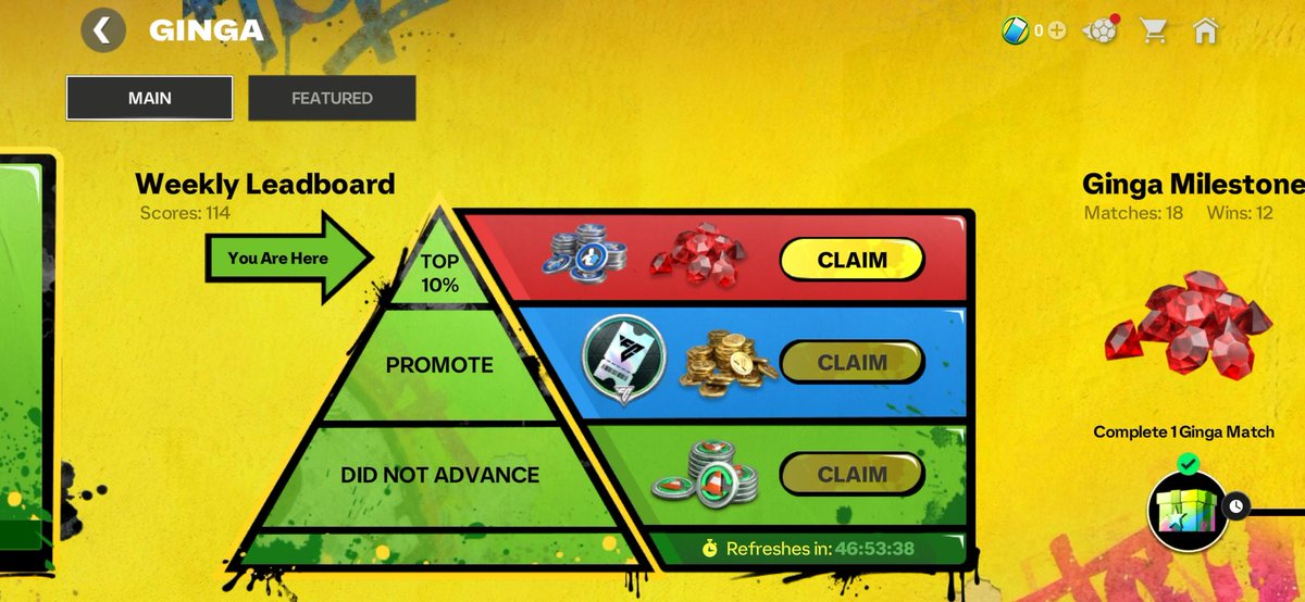 🚨🔥We in the TOP 10%
.
.
.
Have you all been promoted yet, let me know 👇
<a href="/Akash62455881/">Akash_Beast</a> <a href="/tutiofifa/">Tío Fifah 🇨🇴 🇵🇸 حرة</a> <a href="/FirstHalfYT/">FirstHalf EAFC</a>