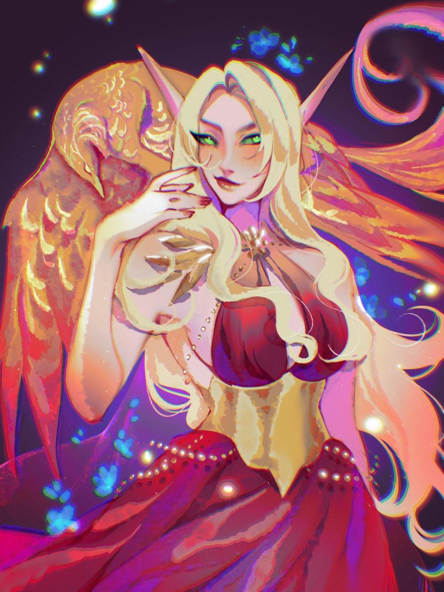 FelboundPhoenix's tweet image. Honestly this piece remains as one of my favorites of Lyn. 
By @esqurell 

#warcarft #worldofwarcraft #warcraftart