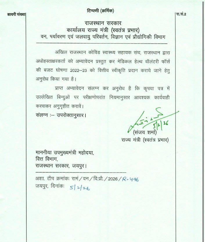 SouravJaiman's tweet photo. राजस्थान को कोविड मुक्त करने वाले 
*कोविड स्वास्थ्य सहायकों (CHA)* को इस बजट में 
*MHVF* के तहत रोजगार मिले। 

सेवा का सम्मान हो, भविष्य सुरक्षित हो।
*Justice For CHA #Rajasthan* @Sanjay4India1  @BhajanlalBjp @RajCMO https://t.co/9ctrQnmnfd