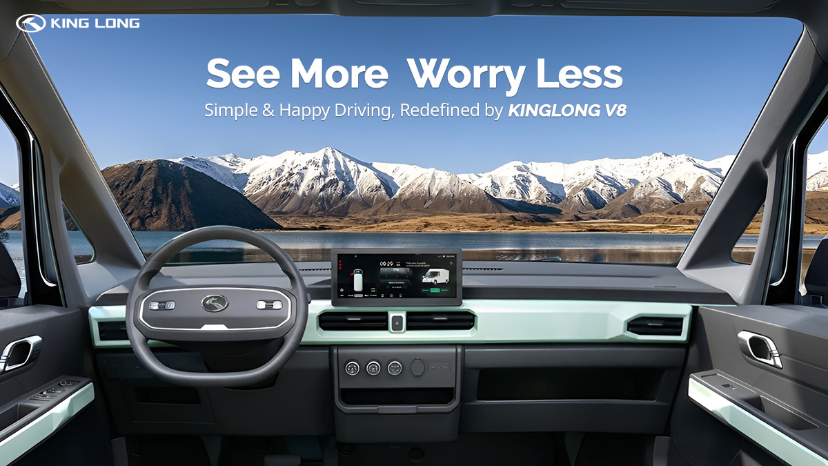 Complexity, Deleted.✅
We took away the stress and added intelligence. Inside KING LONG V8, the 12.3-inch screen connects you to the world.
🔗Smart connection. Seamless adaptation.
📱Plug in. Lean back. Stretch out.
It’s not just spending time. It’s Simple &amp; Happy Driving.☁️😊