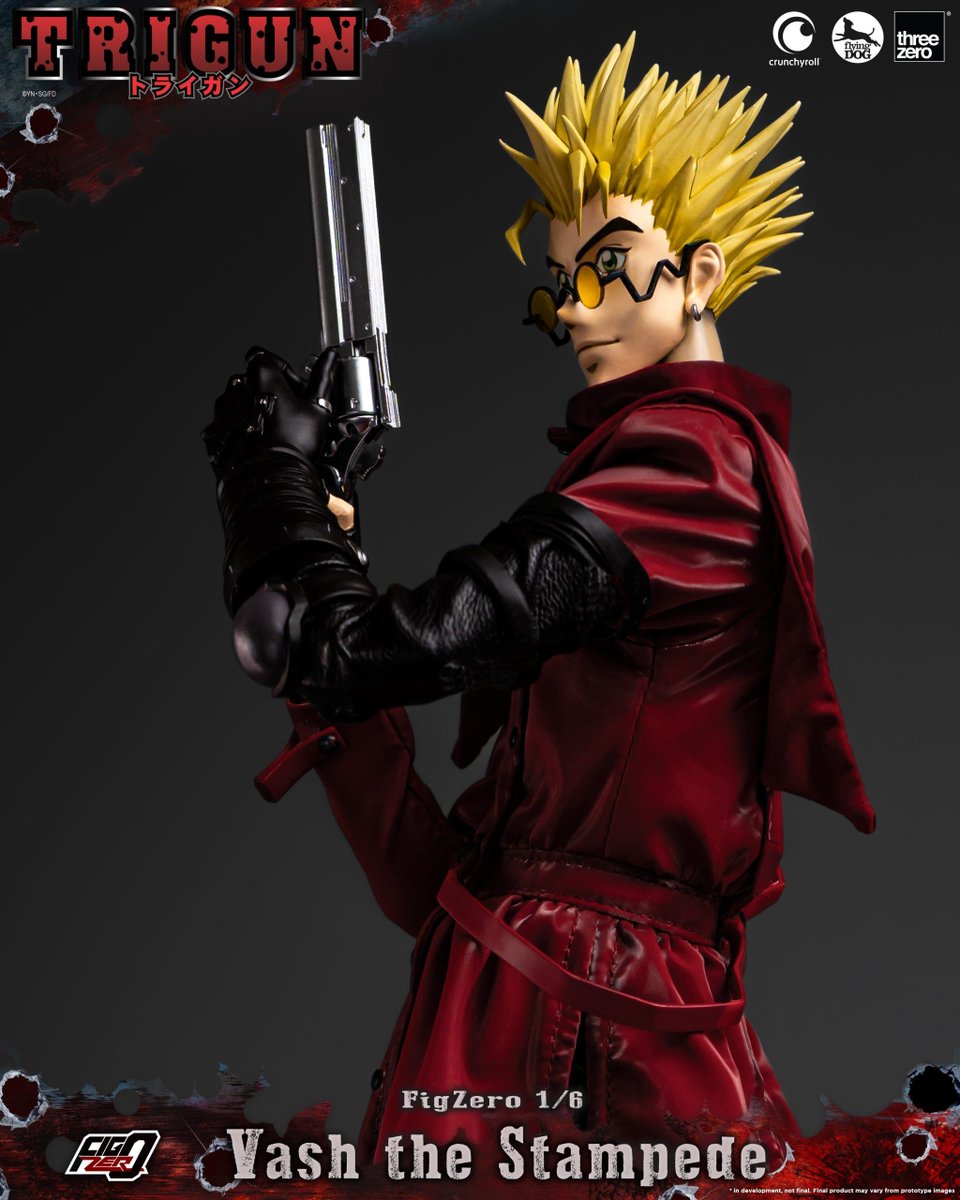 Threezero Trigun 1/6 Scale Vash the Stampede is up for preorder at BBTS ($169.99) - bit.ly/4tsWoIH