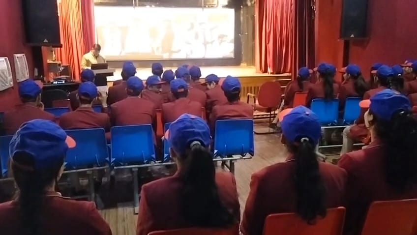 jmps_official's tweet photo. NSS Volunteers @ online session on Anti-Drug Awareness Programme arranged by Directorate of Education in collaboration with the Delhi Police (09/02/2026) https://t.co/eDppymh6Mr