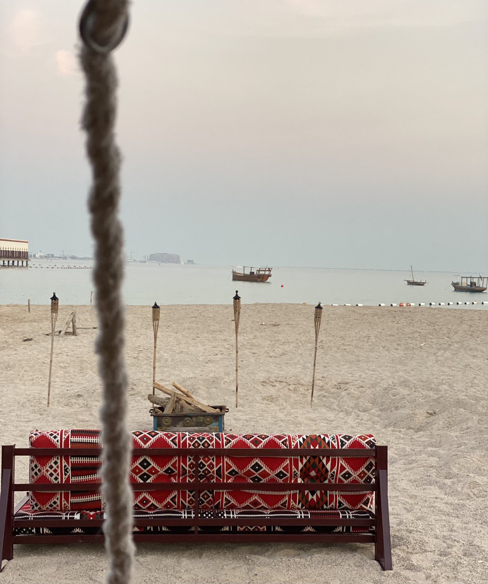 qatarweather's tweet image. صباح الخير 
ضباب خفيف إلى ضباب في البداية، معتدل الحرارة نهاراً مع بعض السحب، بارد نسبياً ليلاً. الرياح جنوبية شرقية - جنوبية غربية خفيفة إلى معتدلة السرعة.
#قطر

Good evening
Misty to foggy at first, mild daytime with some clouds, relatively cold at night. Southeasterly -…