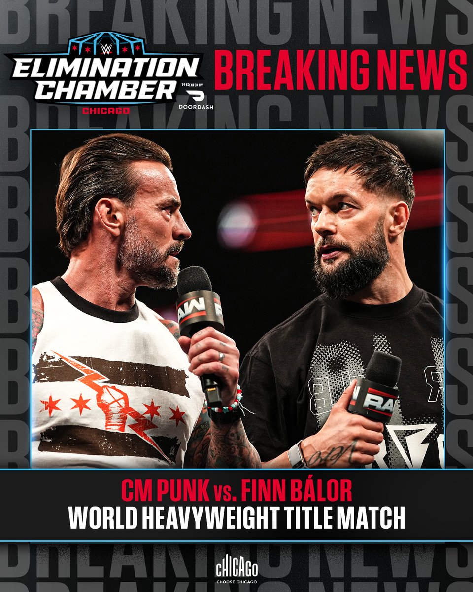 THE REMATCH 😤

<a href="/FinnBalor/">Finn Bálor</a> challenges <a href="/CMPunk/">player/coach</a> for the World Heavyweight Title again at Elimination Chamber in Chicago!

🎟️: bit.ly/4kmNyIk