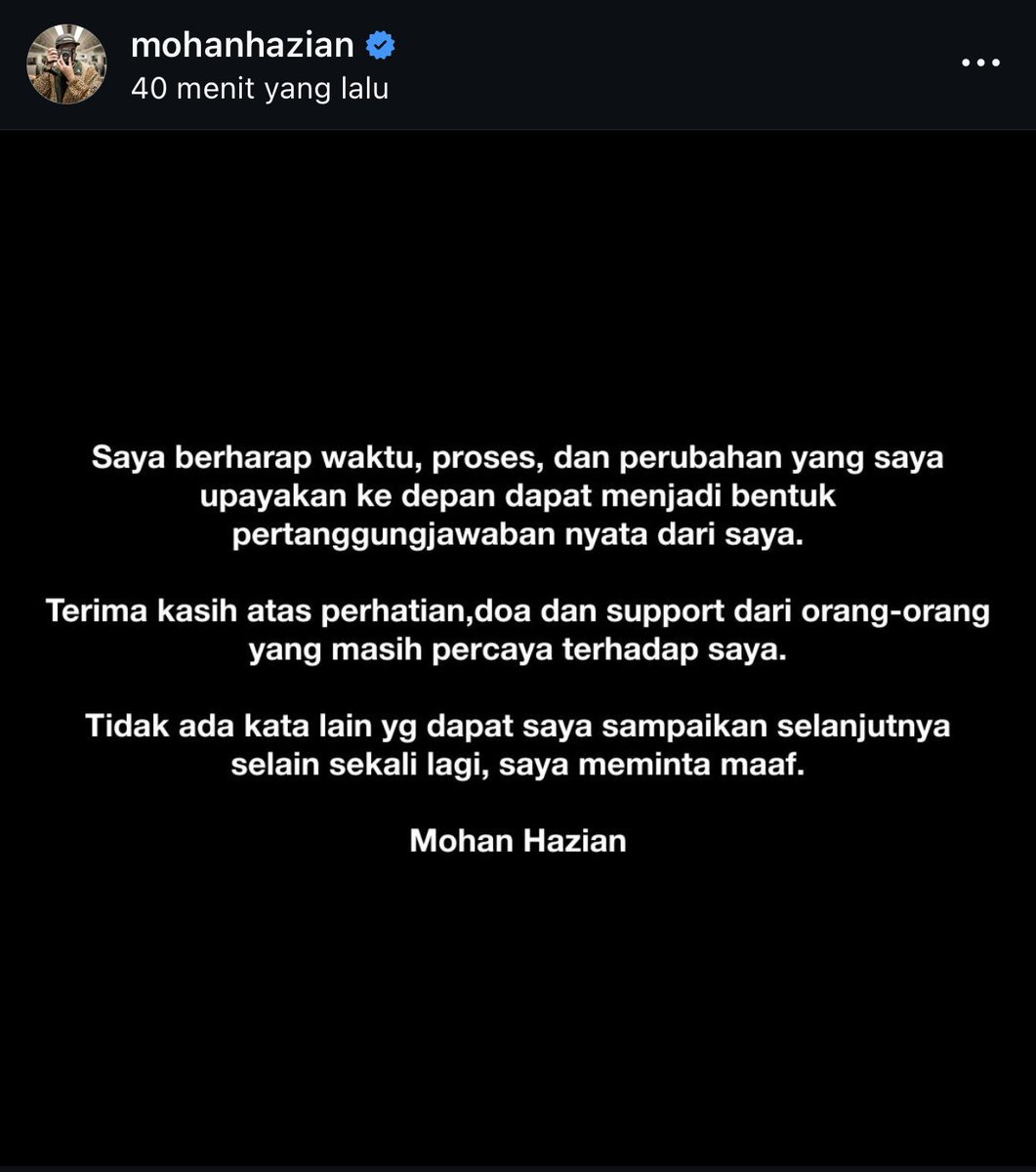 <a href="/aarummanis/">Saa</a> yapping panjang lebar kaga ada kata minta maaf ke korbannya satt bangsat mohan ajg dah gede juga