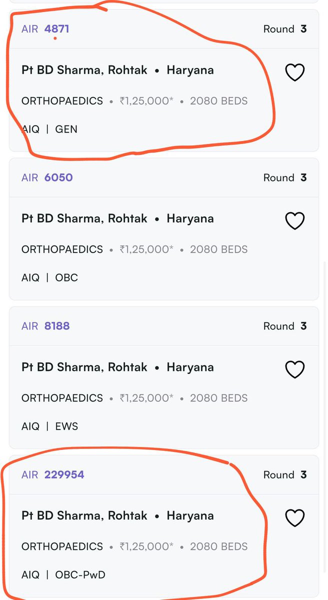 DstDhananjay's tweet image. Here’s the proof: the 4-mark student everyone in India is talking about.

NEETPG 2025-26

Gen category student: 585/800 marks, AIR 4871
Reserved category student: 4/800 marks, AIR 229954

Difference: 581 marks . Rank difference: 224,083.

584 marks ~ general category ~ in NEET PG…