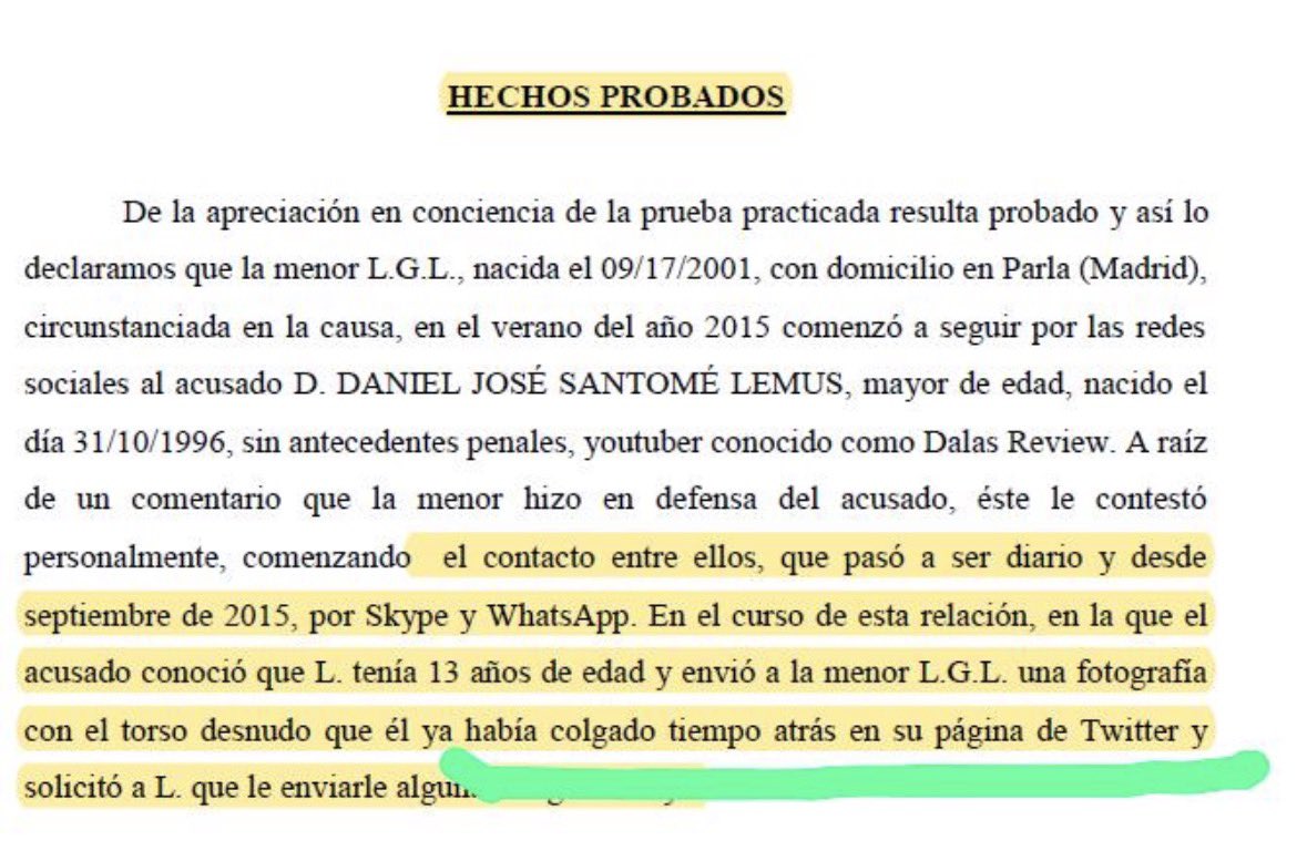 Me acabo de dar cuenta que la foto que tanto tocan las bolas los Haters subnormales de Dalas con los supuestos Hechos probados de la foto del torso

Es que en una parte confirma lo que Dijo Dalas en su Juicio

Y que evidentemente está mal redactado esto y que es un claro fallo