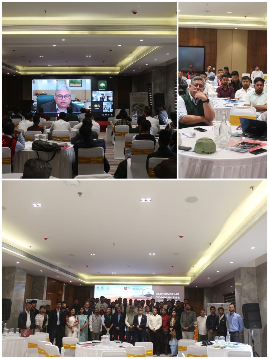 moefcc's tweet photo. A one-day workshop on “Empowering Communities: Strategies for Human–Elephant Coexistence” was held at Guwahati, bringing together conflict-affected community members, frontline forest staff and elephant experts from seven high-conflict states. https://t.co/qZrHS5Lmjk
