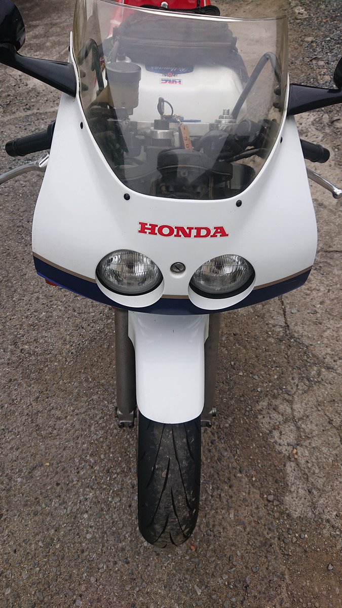 バイクの真正面写真を無言で貼る