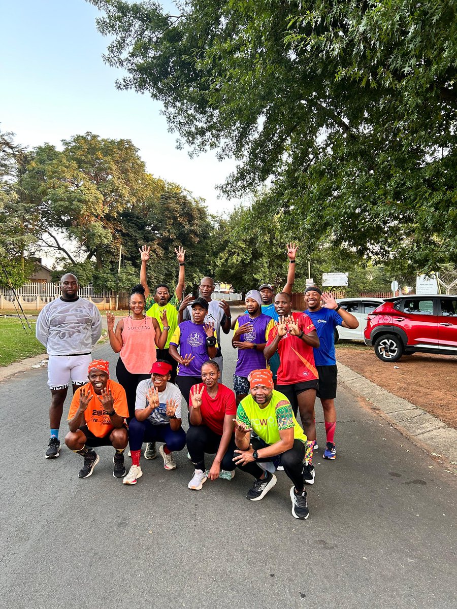 JHB_Harriers's tweet photo. The early birds caught the miles! π Shoutout to the 4AM gang for crushing the training run while the rest of us slept. π΄ Well done, champs!!ππ½
Who else crushed the 4AM training run? ππͺ
#earlybirds #swiftandfree #trainingrun
#morningrun #Johannesburgharriersac https://t.co/RWSEY5Ld0c