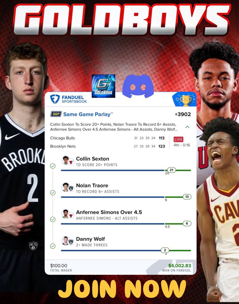 GoldBoys Bets tweet media