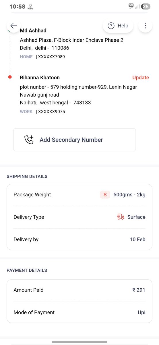 CITY_OF_JOY_803's tweet photo. I have not been able to find my address, please help me and I hope you will help me. @delhivery @help_delhivery 
I need my stuff, I need it very much
AWB #2827780601661 https://t.co/JknIfrWgBY