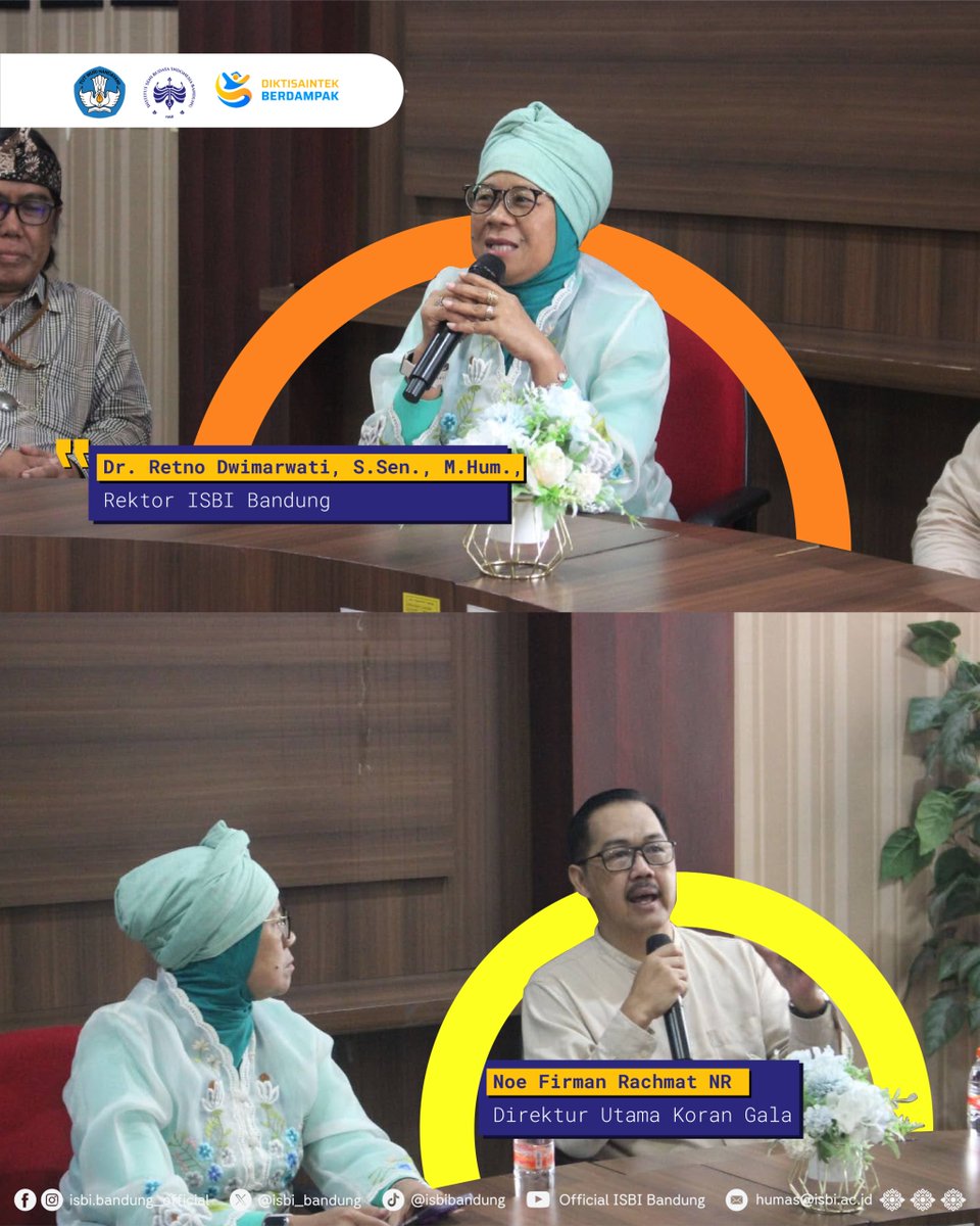 ISBI Bandung dan Koran Gala Bahas Kerja Sama Diseminasi Riset dan Budaya

📖 Baca berita selengkapnya melalui website isbi.ac.id/isbi-bandung-d…

Salam Seni dan Budaya!

#ISBIBandung #KoranGala
#CentreofCreativity #DiktisaintekBerdampak