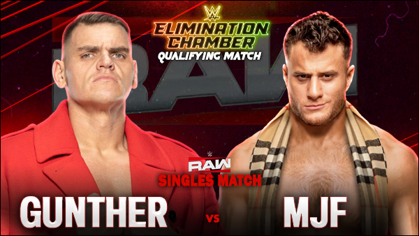 wwefed2k's tweet photo. On the latest episode of Monday Night RAW, Gunther clashed with MJF in an Elimination Chamber qualifier. Which man secured their spot? Find out here: https://t.co/CxyxHs20SK

#efed #efeds #efedding #ewrestling https://t.co/seb4p21yHN