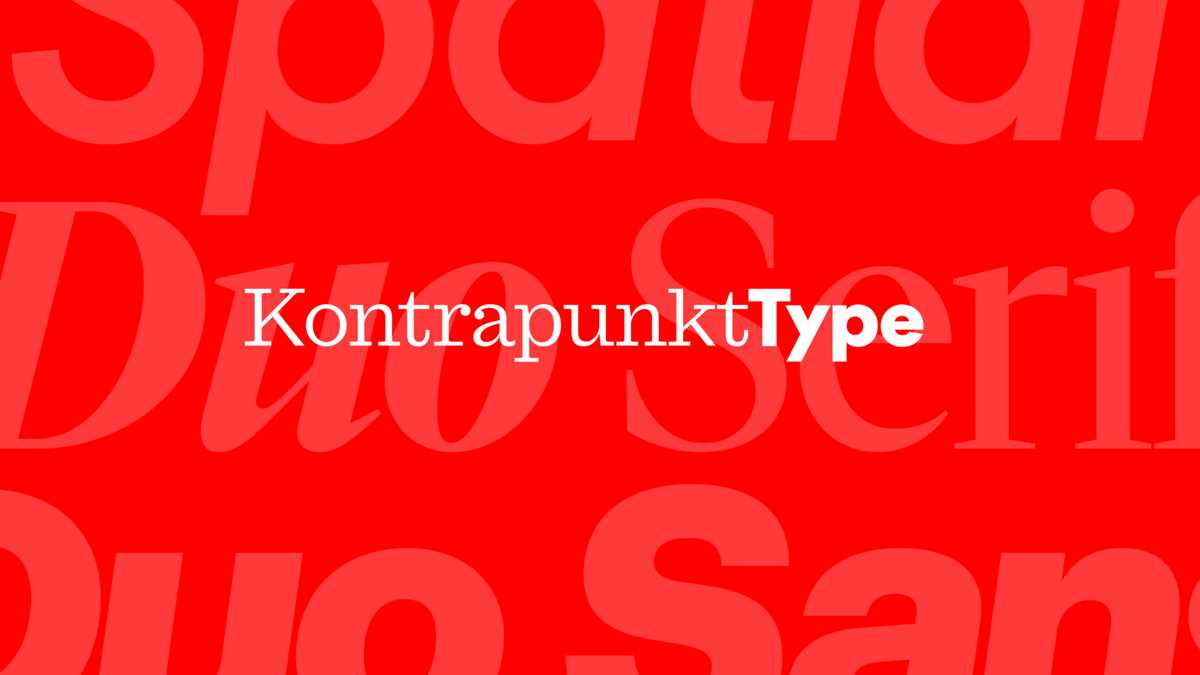 axismag's tweet photo. Kontrapunktがタイプファウンドリー「Kontrapunkt Type」をローンチしました。LEGO、資生堂、日産など向けにカスタム書体を制作してきた実績をもとに、3書体ファミリー（計50スタイル）を一般提供。2月4日より公式サイトで提供開始しています。
https://t.co/dyoMys25Ft https://t.co/qpEav0oenc