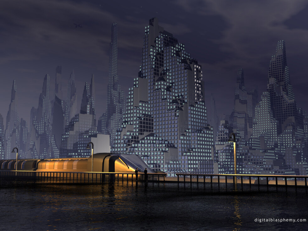 dblasphemy's tweet image. Scenes I rendered using Bryce3D back in 1999