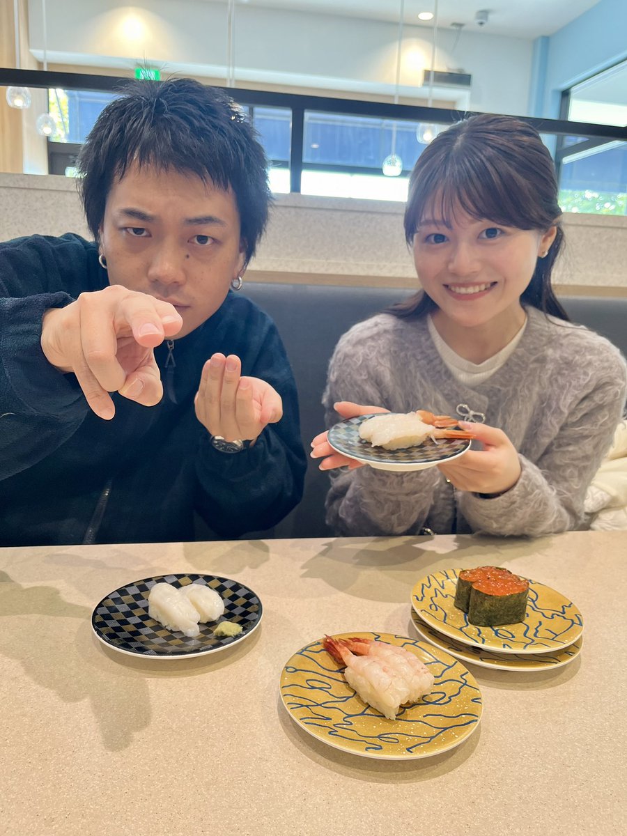 三井アウトレットパーク横浜ベイサイドにある『回転寿司 函館まるかつ水産』でお寿司を食べました🍣

️NISSAN OUTLETへ行くときは、ぜひ🍣🍣🍣
おすすめは赤エビ！！！！🦐✨