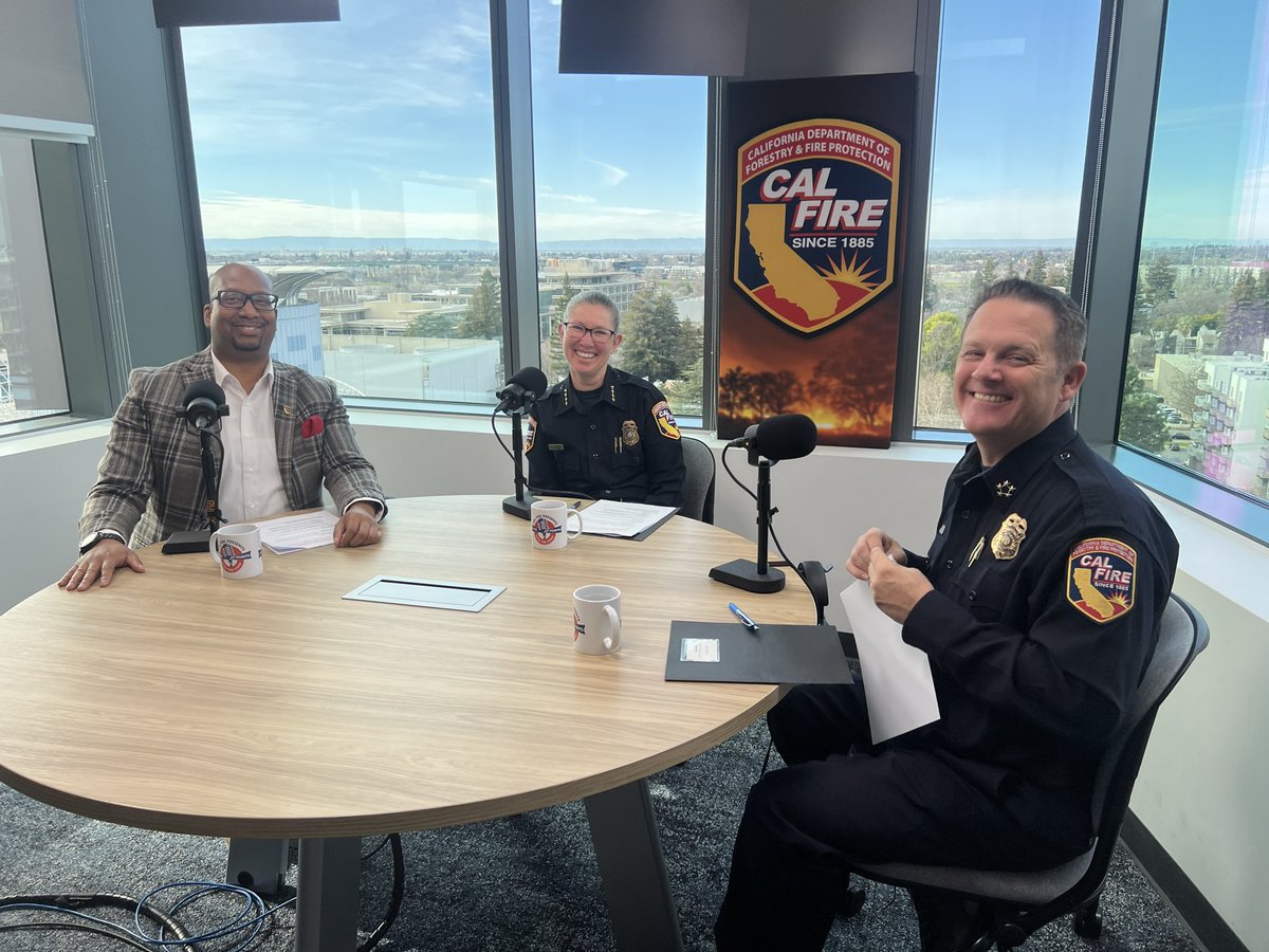 CALFIRE_CHIEF's tweet image. Recording our first #CALFIRE #Podcast of 2026. Lots of great things to share!