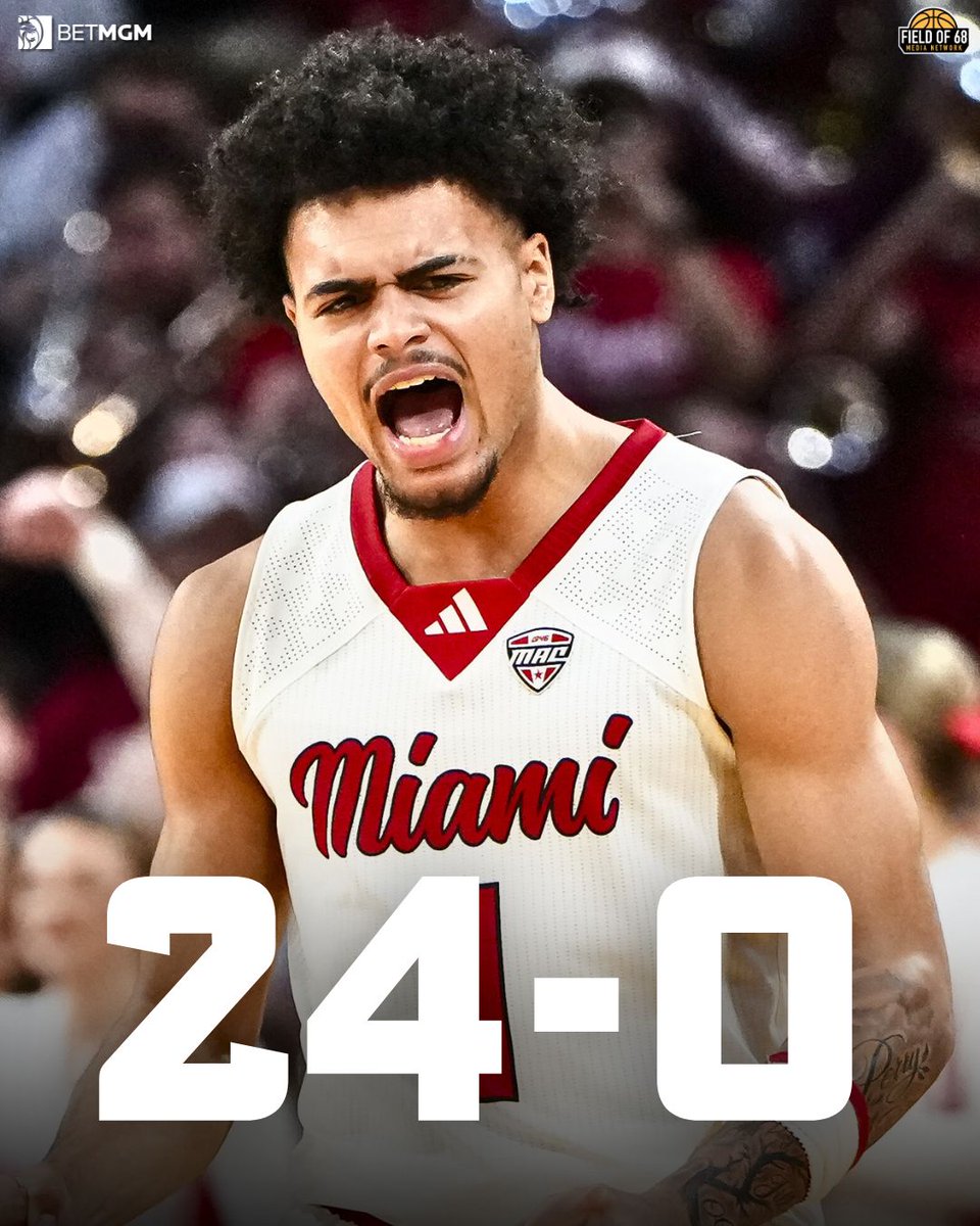 TheFieldOf68's tweet photo. And then there was one... 👀 @MiamiOH_BBall https://t.co/9pnFSHtNUd