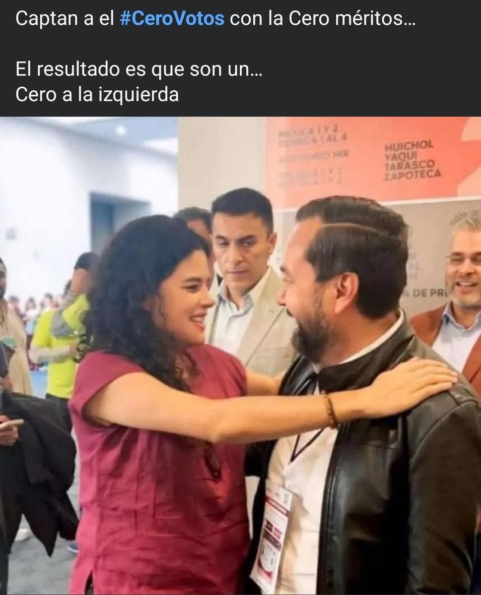El #CeroVotos y la #ceroméritos son un cero a la izquierda 🤦🏻🤷🏻🤣