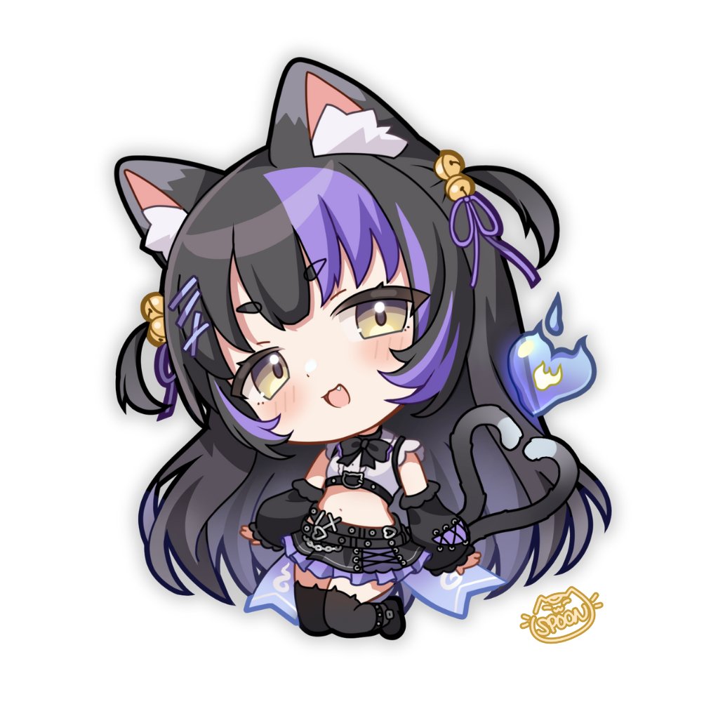 Cute catto!!🐈‍⬛🩹 #anyarts