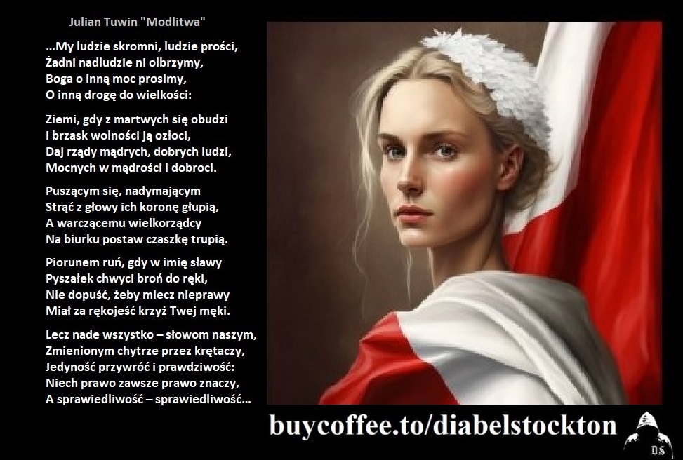 _DiabelStockton's tweet photo. Po wyborze alfonsa na prezydenta, wielu nie zniosło upokorzenia i odeszło z X. Nie oceniam, rozumiem. Nie będę pisał Wam co macie robić, to wasza decyzja.
Ale zaraz wybuchnie wojna z pis o Polskę - ja zostaje.

Dzięki bardzo za każdą postawioną kawę❤️
https://t.co/xMebejwBB2 https://t.co/tanrdVR8W1